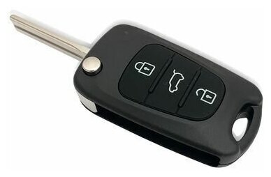 Корпус на штатный ключ (H001) HYUNDAI I20/30/35 выкидной 3 кнопки