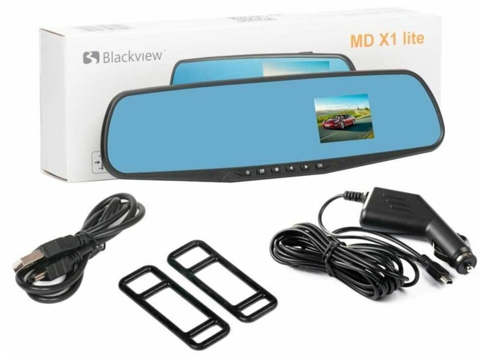 Зеркало-видеорегистратор с камерой заднего вида Blackbox DVR Vehicle Full HD 1080