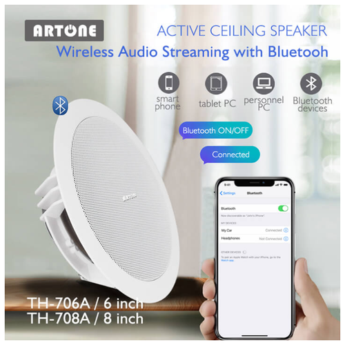 Активная акустическая система ARTONE TH-708A v2 (Bluetooth, AUX)