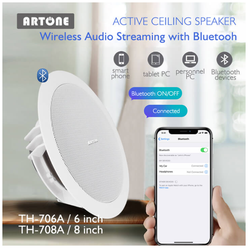 Активная акустическая система ARTONE TH-708A v2 (Bluetooth, AUX)