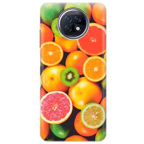 фото Ультратонкий силиконовый чехол-накладка для xiaomi redmi note 9t с принтом "сочные фрукты" gosso