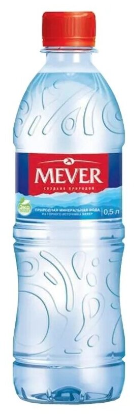 Вода минеральная Мевер Mever, негазированная, 0,5 л х 12 шт - фотография № 6