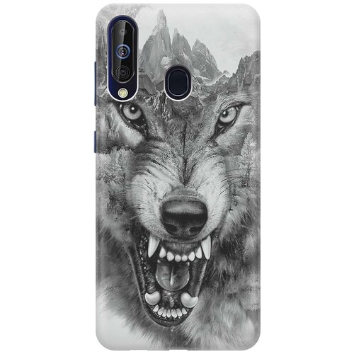 RE: PA Накладка Transparent для Samsung Galaxy A60 / M40 с принтом Волк в горах