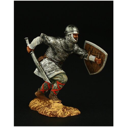 Оловянный солдатик SDS: Западноевропейский пехотинец, XII в немецкий пехотинец 14 век солдатик оловянный