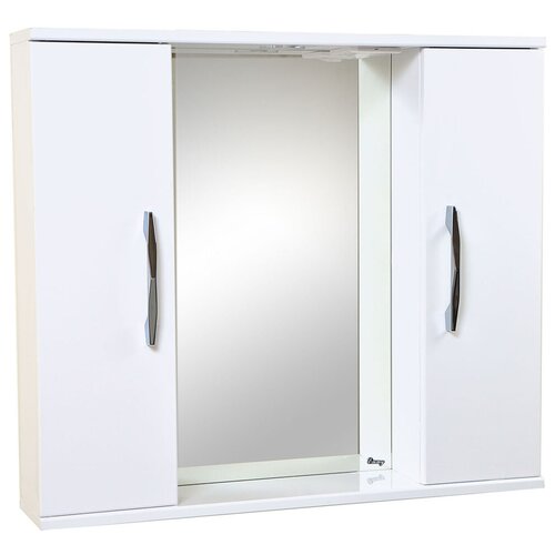 фото Зеркало со шкафчиками рокард 80 с подсветкой emmy