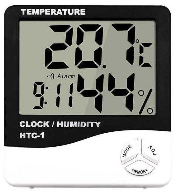 Термометр-гигрометр-часы HTC-1 Орбита OT-HOM11