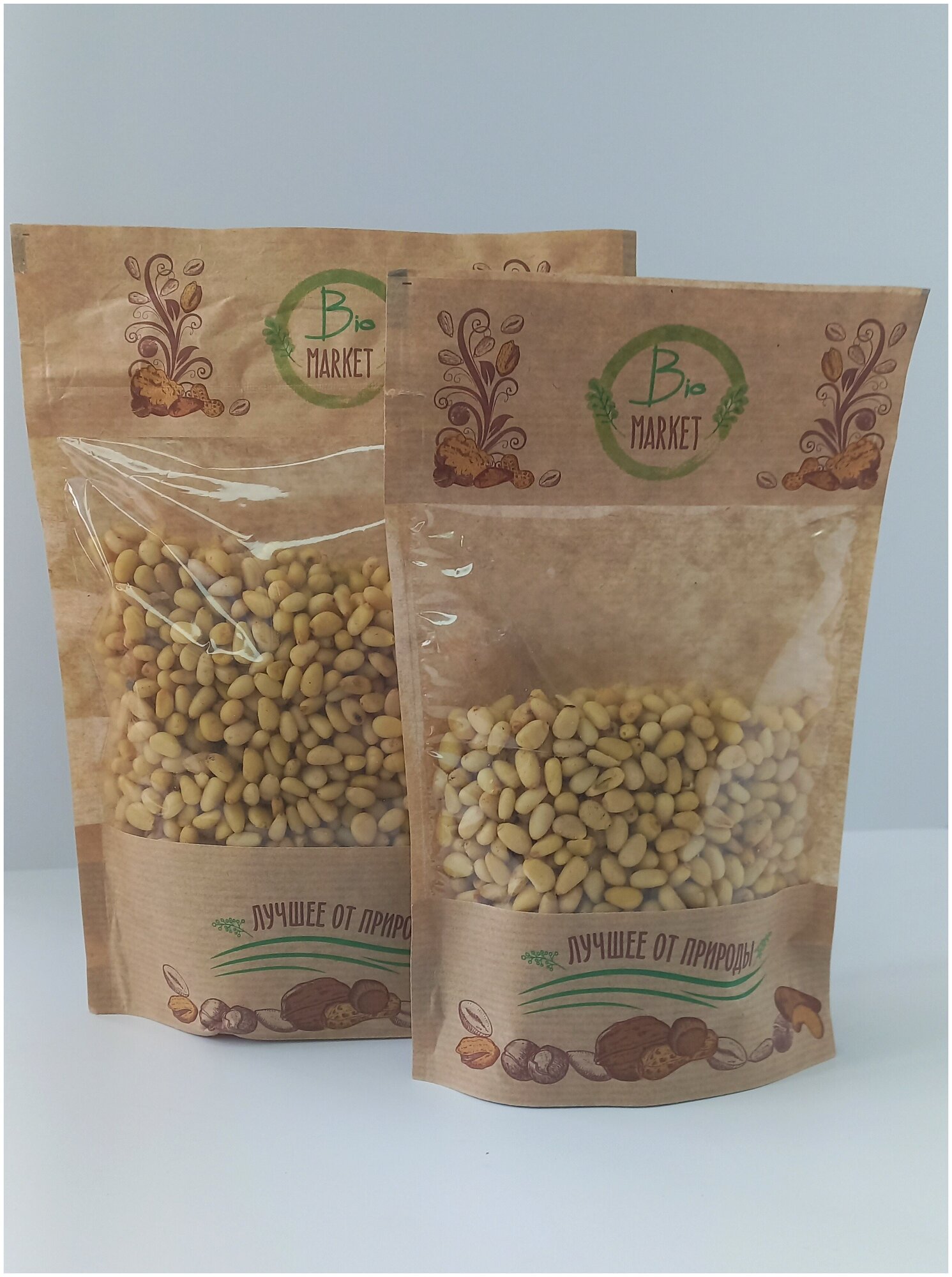 Кедровые орехи очищенные, 100 гр. Bio Market