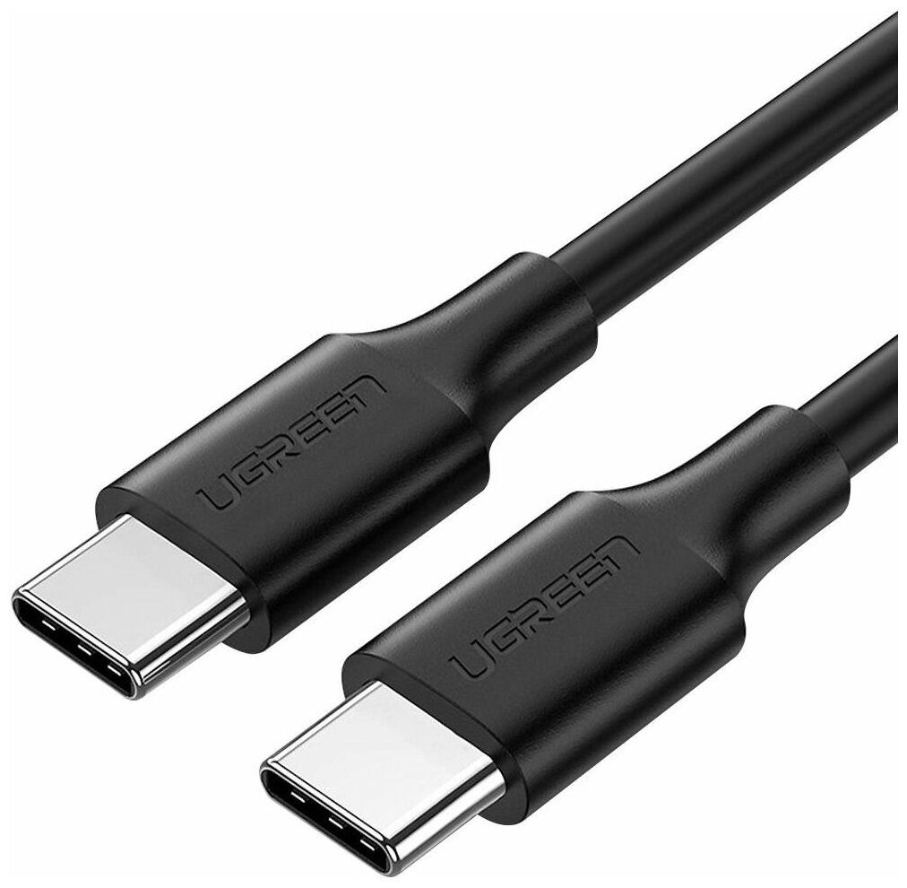 Кабель UGREEN 50996_ USB-C 2.0 Male/USB-C 2.0 Male 3A Data, 0.5м, black - фото №7
