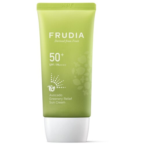 Frudia Крем солнцезащитный с авокадо - Avocado greenery relief sun cream Spf50+Pa++++, 50г солнезащитный восстанавливающий крем с авокадо spf50 pa frudia avocado greenery relief sun cream 50 мл