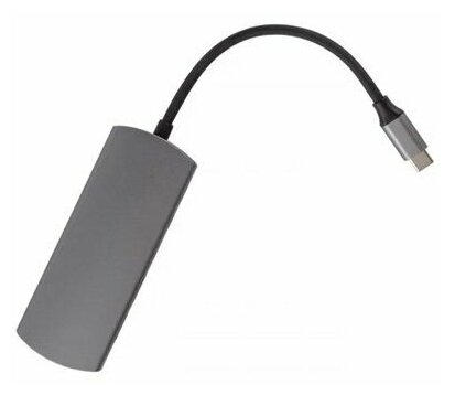 Разветвитель USB Barn &Hollis Type-C 5 in 1 (HUB) для ноутбука Grey