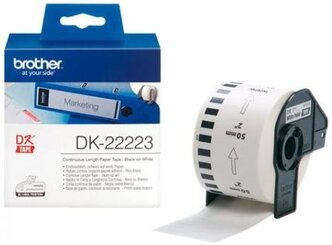 Brother Бумажная клеящаяся лента 50мм Brother DK22223