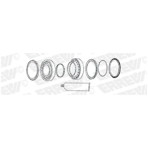 фото Errevi 728600 подшипник ступицы, комплект