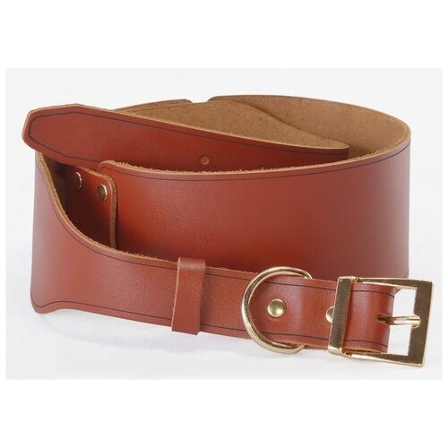 фото Ремень из натуральной кожи карамельного цвета - размер xs xs, карамель (темно-бежевый) sitabella
