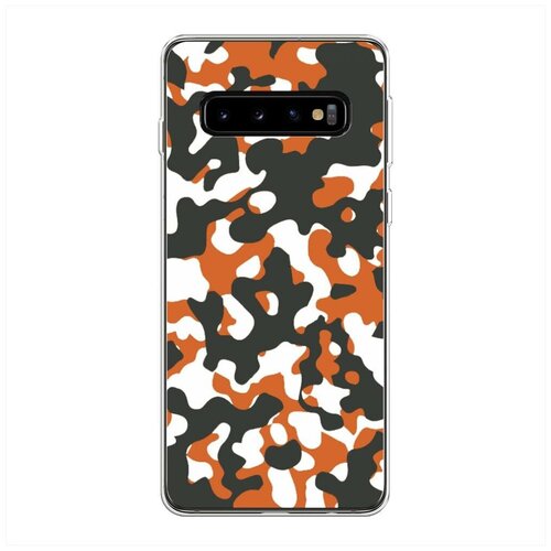 фото Силиконовый чехол "камуфляж 6" на samsung galaxy s10 + / самсунг галакси s10 плюс case place