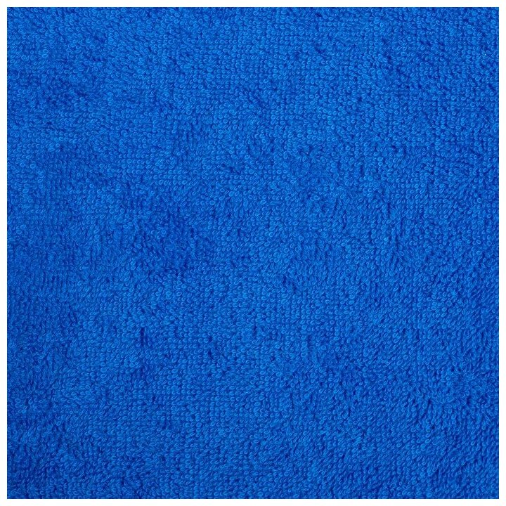 Полотенце махровое "Этель" 30*60 см, цв. синий, 100% хлопок, 340 г/м2 - фотография № 3