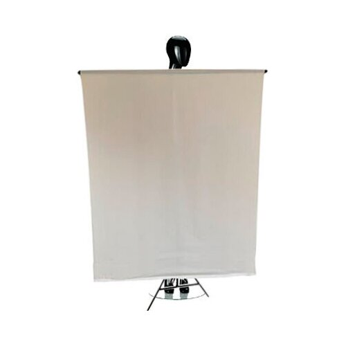 Примерочная напольная Тренога G360 GOZHY 2 х 1.5 м / фон белый тканевый 2 х 1.5 м (одностенная)