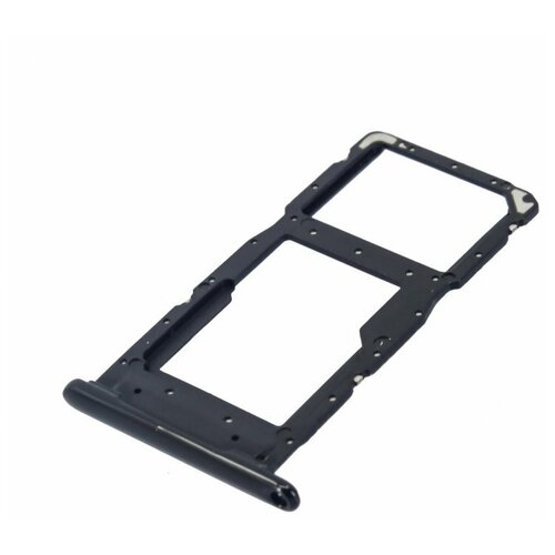 Держатель сим карты (SIM) для Huawei P Smart (2019) 4G (POT-LX1) черный 6 21 original display for huawei p smart 2019 lcd display touch screen digitizer p smart 2019 lcd replace pot lx1 l21 lx3