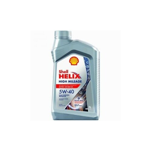 фото Shell helix high mileage 5w40, 1l(масло моторное) 12х1l