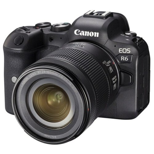 фото Фотоаппарат canon eos r6 kit черный rf 24-105mm f/4-7.1 is stm