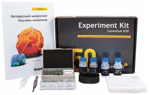 Набор для опытов с микроскопом LEVENHUK K50, 13461