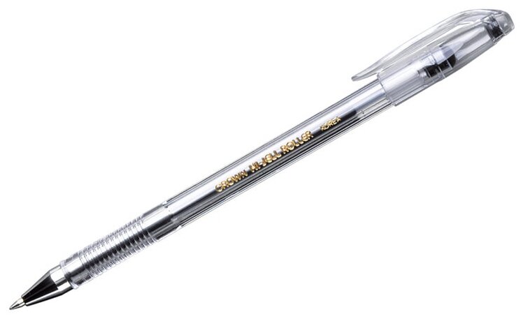Ручка гелевая Crown Hi-Jell (0.35мм, черный) 1шт. (HJR-500B)