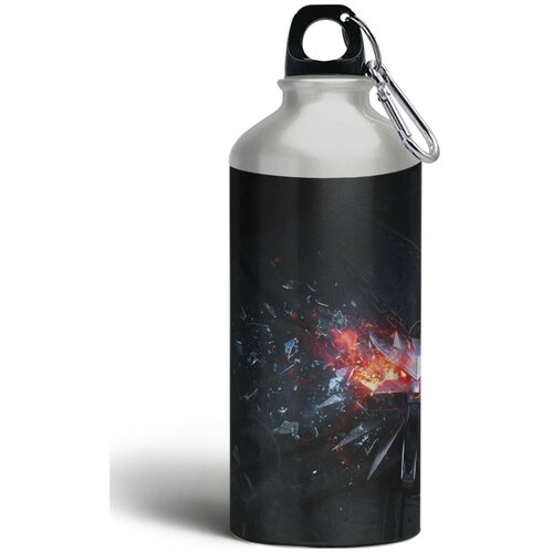 фото Бутылка спортивная/туристическая фляга игры ведьмак witcher геральт - 5763 brutbottle