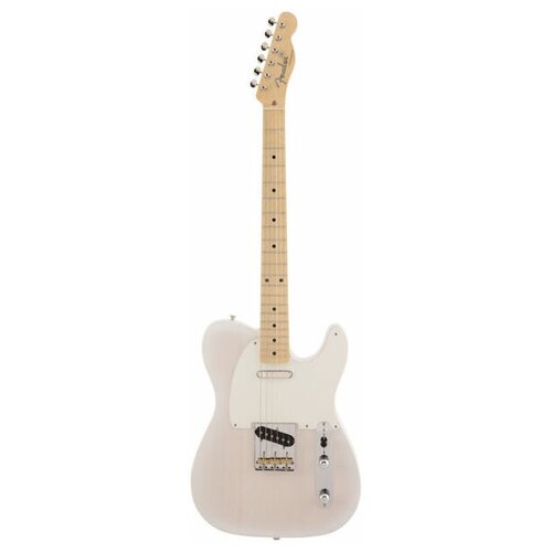 фото Fender traditional 50s tele mn wbl электрогитара, цвет белый, чехол в комплекте