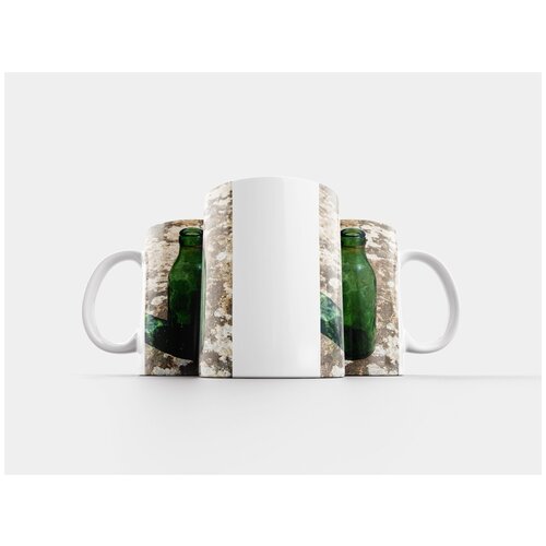 фото Кружка "контейнер из стекла, напиток, бутылка" 320 мл lotsprints