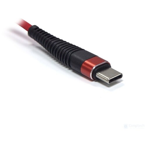 Аксессуар CBR USB - Type-C 2.1A 1m CB 502 Red аксессуар wiiix usb type c red cb 421 tc 1 0 r