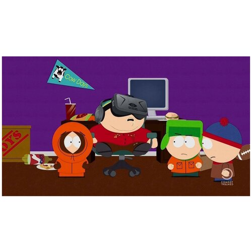 Пазлы для детей South Park Южный парк Картман и виртуальные очки / Деревянный пазл - Детская Логика