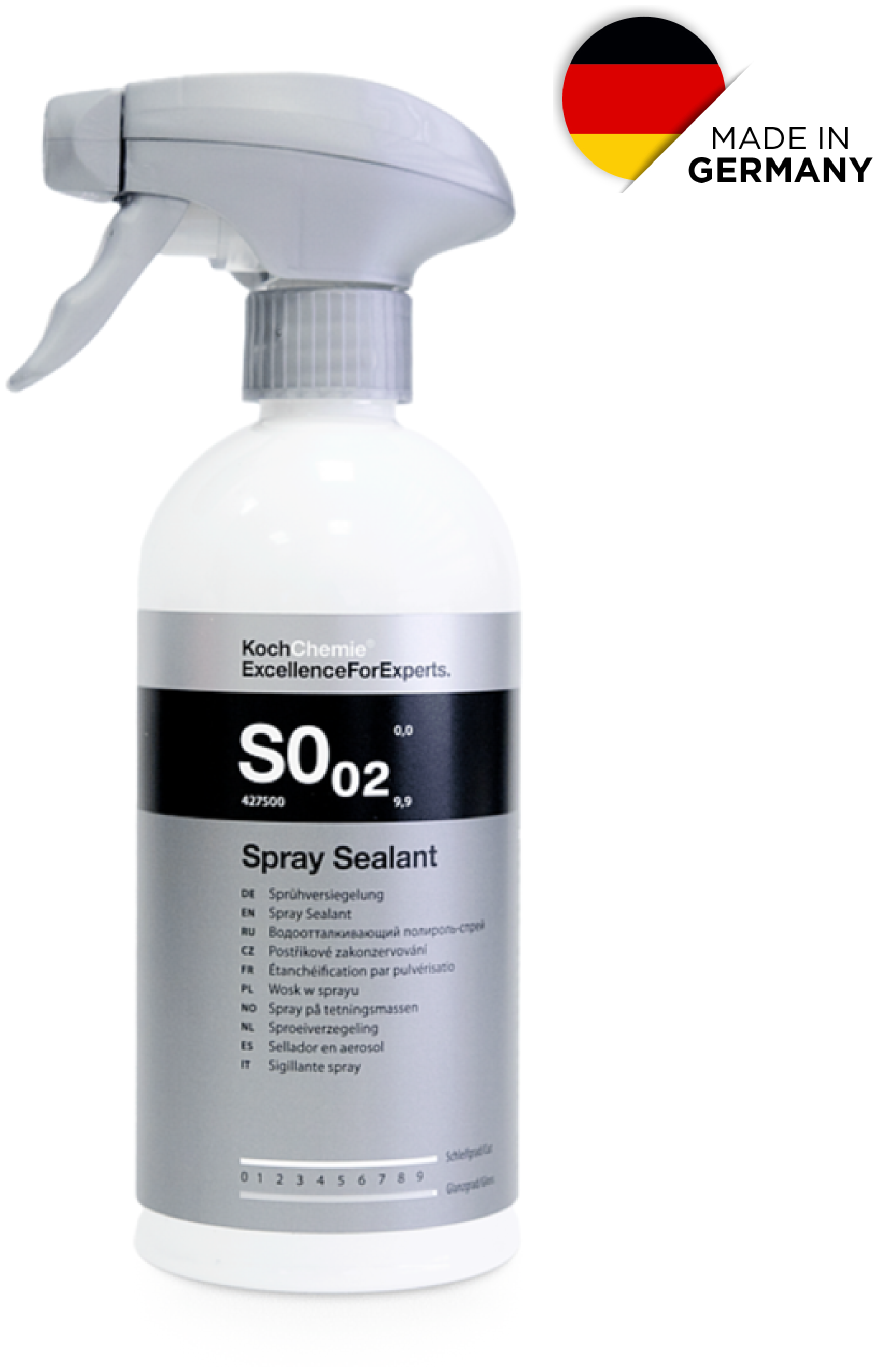 KCx Spray Sealant S0.02 - Водоотталкивающий полироль-спрей. № 427500 (500мл) Koch Chemie