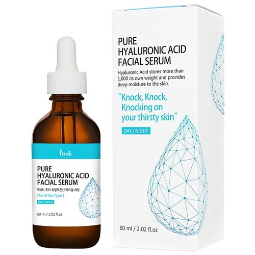 Гиалуроновая сыворотка для лица Prreti Pure Hyaluronic Acid Facial Serum 60ml