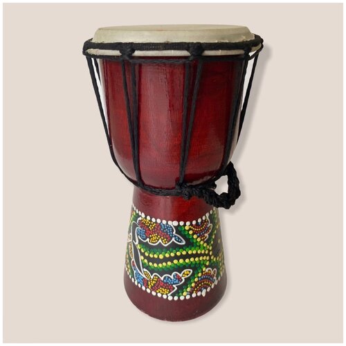 Барабан Джембе Индонезия 25 см/ ударный музыкальный инструмент(в точку) VITtovar