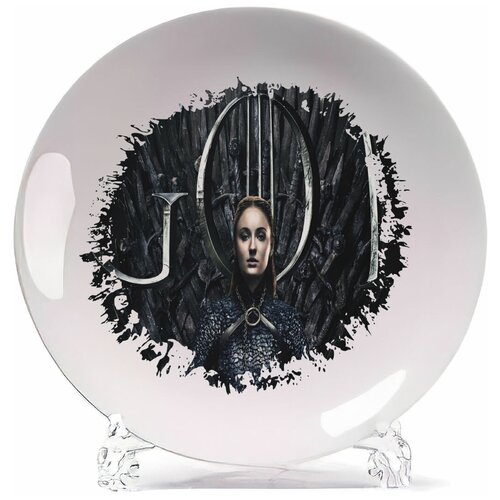 фото Тарелка coolpodarok игра престолов санса старк железный трон