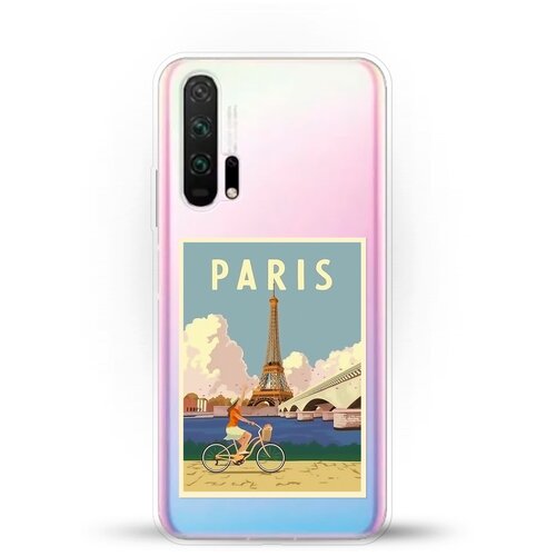 фото Силиконовый чехол париж на honor 20 pro andy & paul