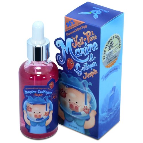 Сыворотка с морским коллагеном 95% Witch Piggy Hell Pore Marine Collagen Ample.