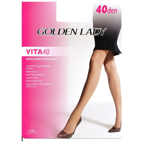 Колготки классические Golden Lady Vita 40, набор (3 шт.), размер III, daino (загар)