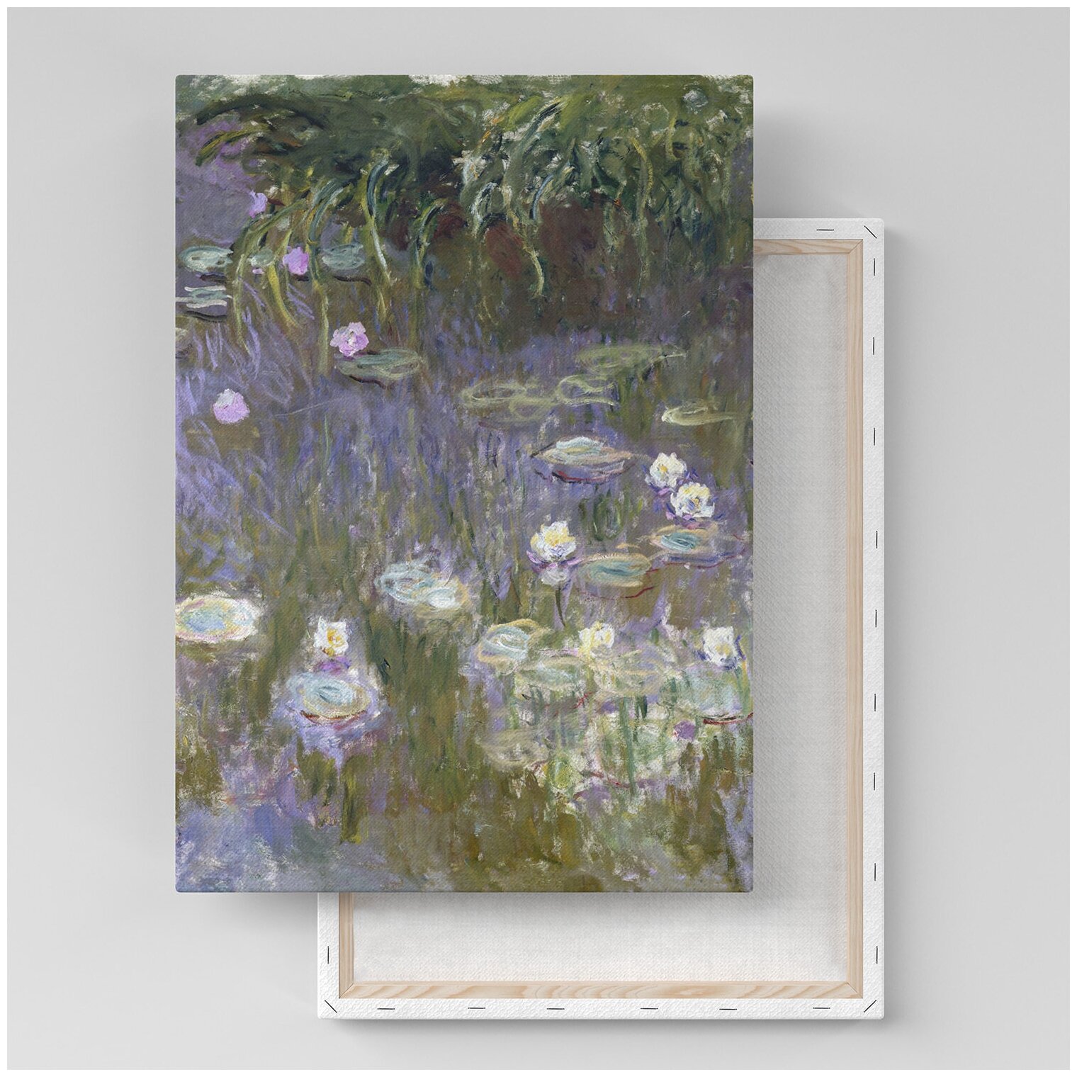 Картина на холсте с подрамником / Monet Claude - Water Lilies, 1922 / Клод Моне