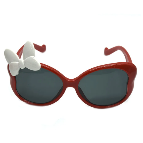 фото Солнцезащитные очки , кошачий глаз, оправа: пластик, для девочек, красный мир оптики