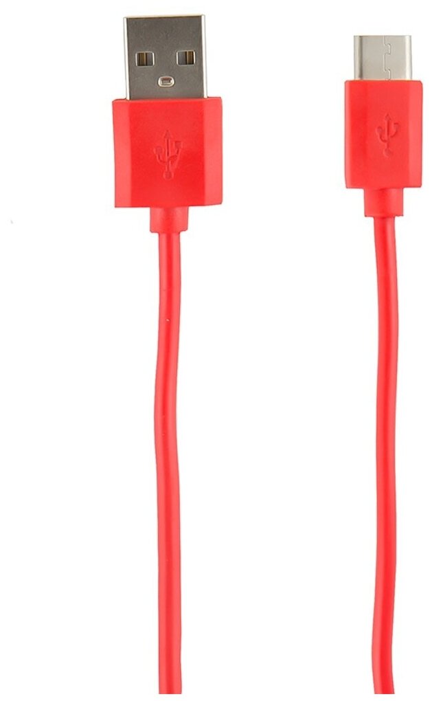 Дата-кабель Red Line USB - Type-C красный