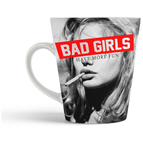 фото Кружка-латте coolpodarok bad girl have more fun