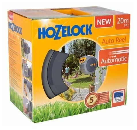 Катушка Hozelock Авто со шлангом 1/2" 20 м - фотография № 4