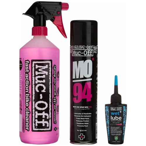 Набор Muc-Off Clean, Protect and Lube Kit (Wet Lube version)
