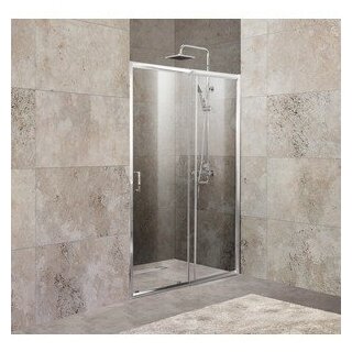 Душевая дверь BelBagno Unique BF-1 100-115x190 прозрачная, хром (UNIQUE-BF-1-100/115-C-Cr)