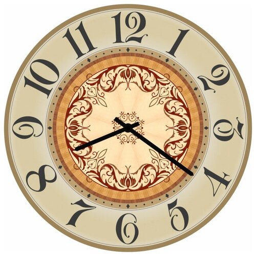 фото Svs настенные часы svs 4002916 узор