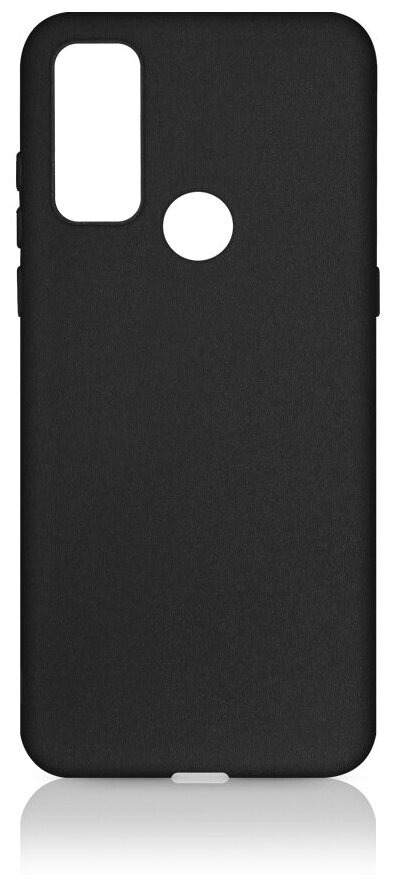 DF / Силиконовый чехол для телефона TCL 20 SE DF tcCase-02 (black) на смартфон ТСЛ 20 СЕ / черный