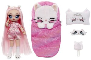 Фото Кукла Na! Na! Na! Surprise Teens Slumber Party Fashion Doll Mila Rose кошка