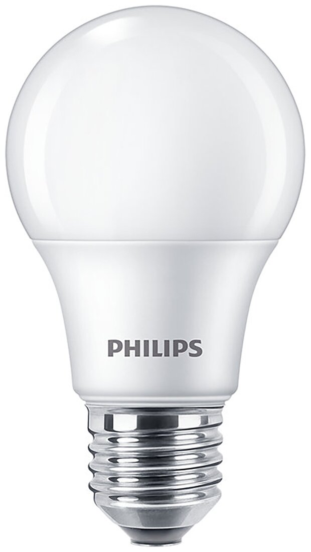 Светодиодная лампа Philips E27 7W = 65W теплый свет Essential