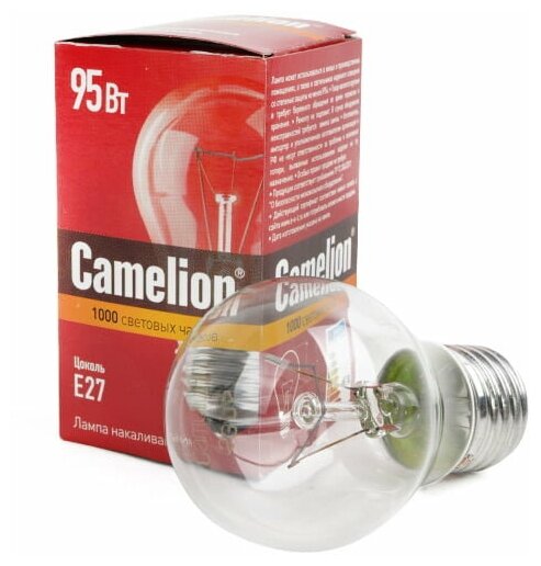Лампа накаливания Camelion E27 95Вт - фото №1