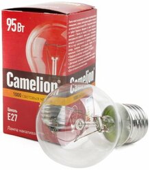 Camelion 95/A/CL/E27 (Эл.лампа накал.с прозрачной колбой, ЛОН, Б230-95-6), цена за 1 шт.